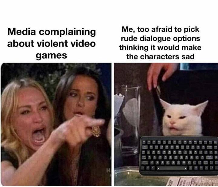 Wholesome Memes Protest Video Games Cause Violence Claim