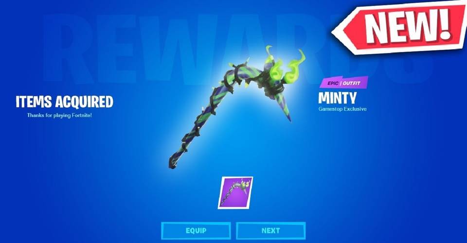 Fortnite How To Get The Merry Minty Pickaxe Game Rant