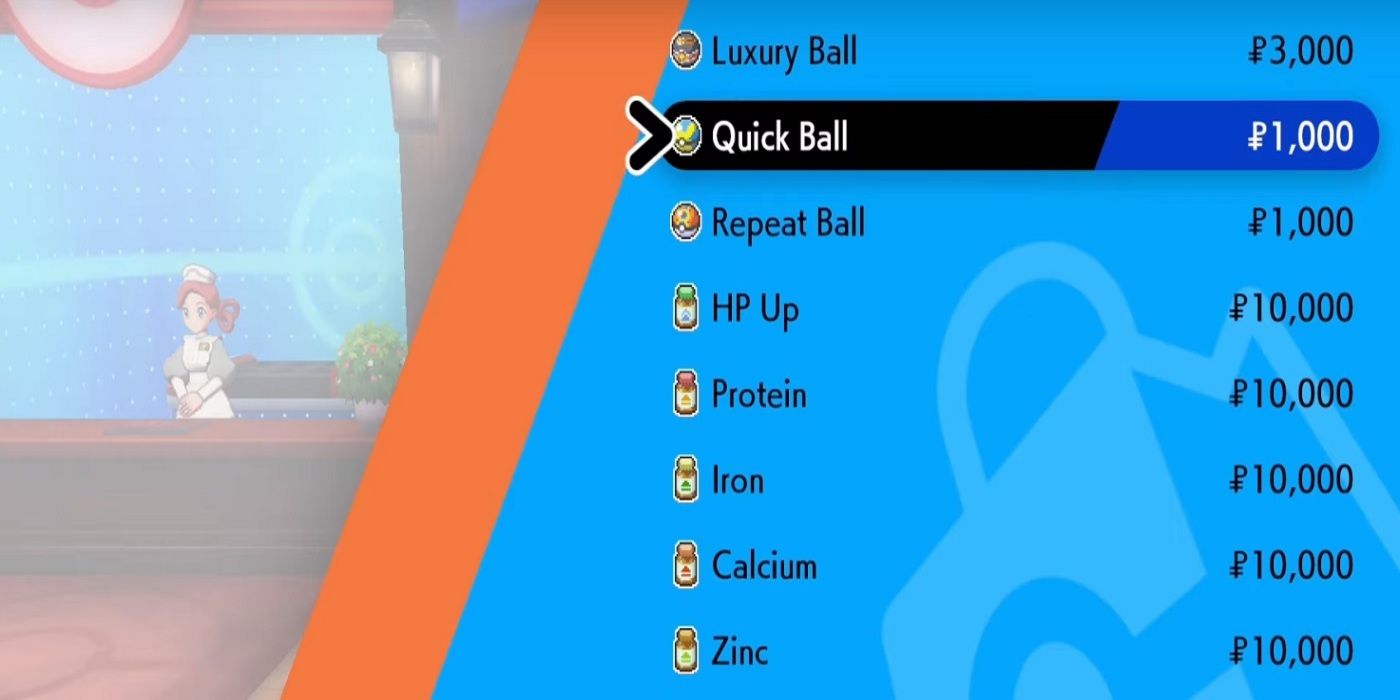 Pokemon Sword And Shield Where To Buy Quick Balls Game Rant