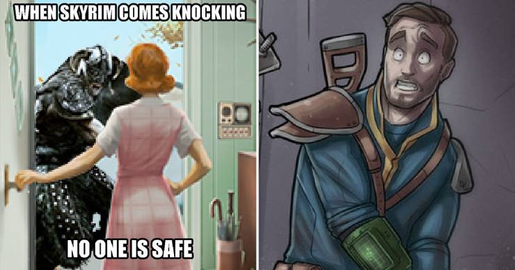 10 Skyrim Vs Fallout Memes That Are Too Hilarious For Words