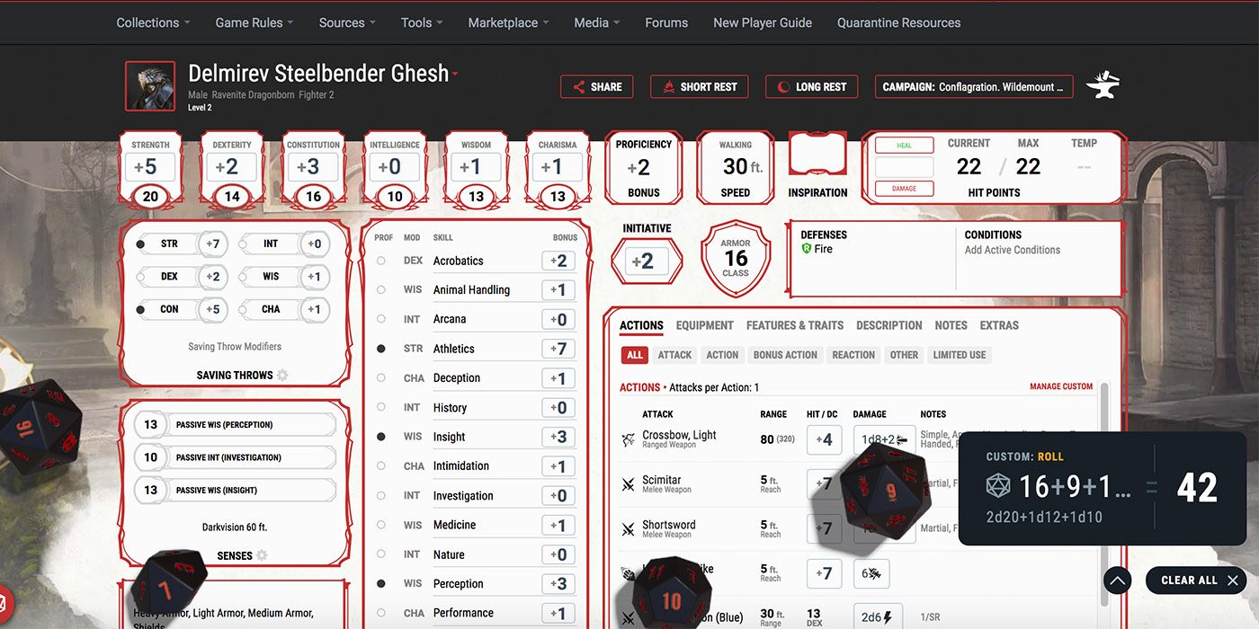 Dungeons and Dragons: DnD Beyond Digital Dice Tool Rolls Out For All ...