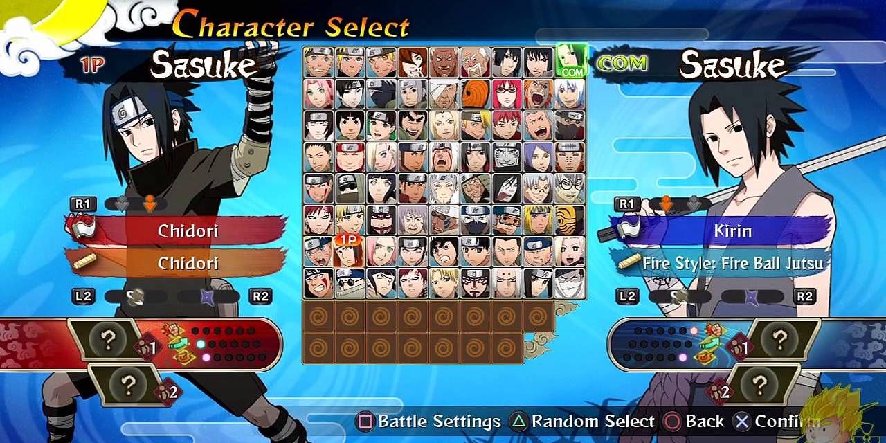 Every Naruto Fighting Game Ranked By Number Of Playable Characters