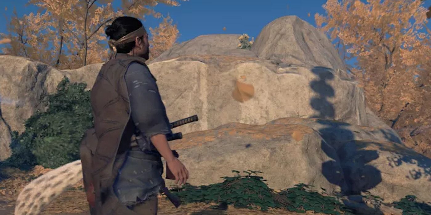 Ghost of Tsushima Where to Find Flowers Game Rant