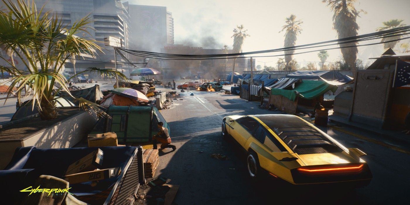 Areas of Cyberpunk 2077's World Have Been Impacted by Global Warming - GameRant