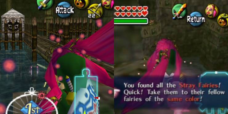 Majora S Mask Every Stray Fairy In Woodfall Temple How To Get Them Majora S Mask Every Stray Fairy In Woodfall Temple How To Get Them