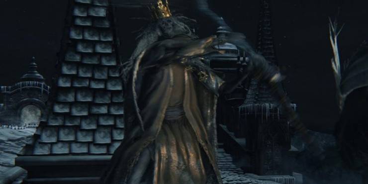 Logarius atacando al cazador.