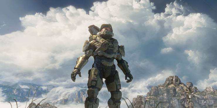 Master Chief Posing hero