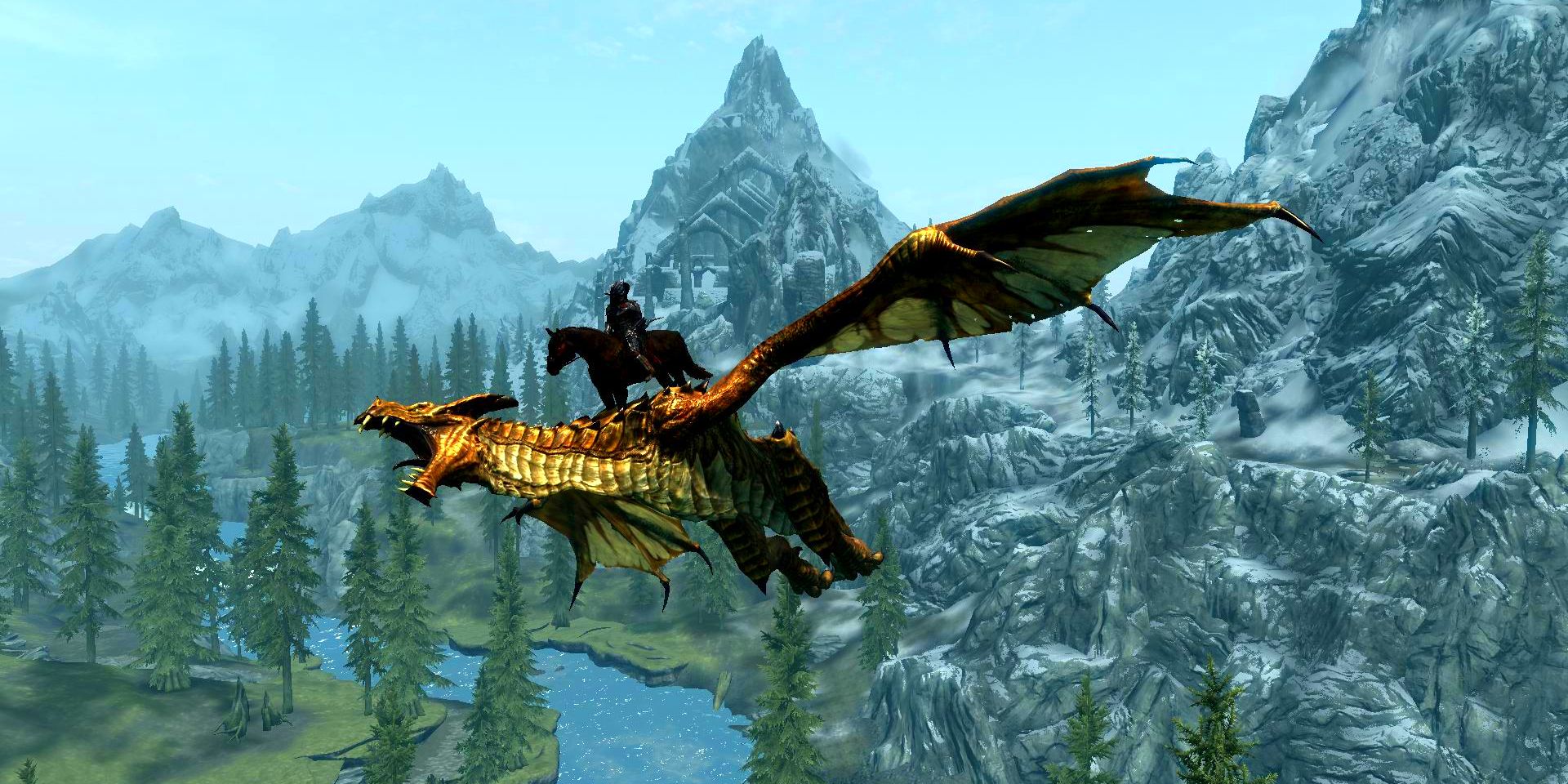 can you ride dragons in skyrim