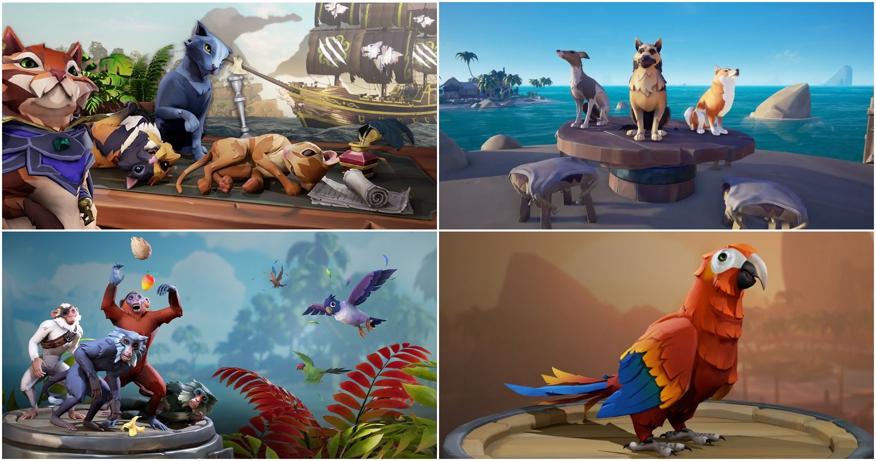 Every Pet In Sea Of Thieves Ranked Game Rant