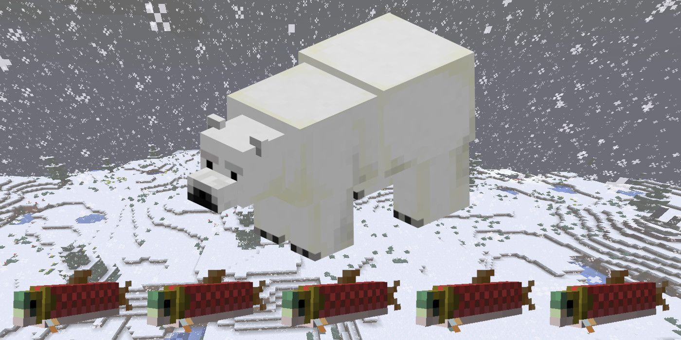 polar bear minecraft lego