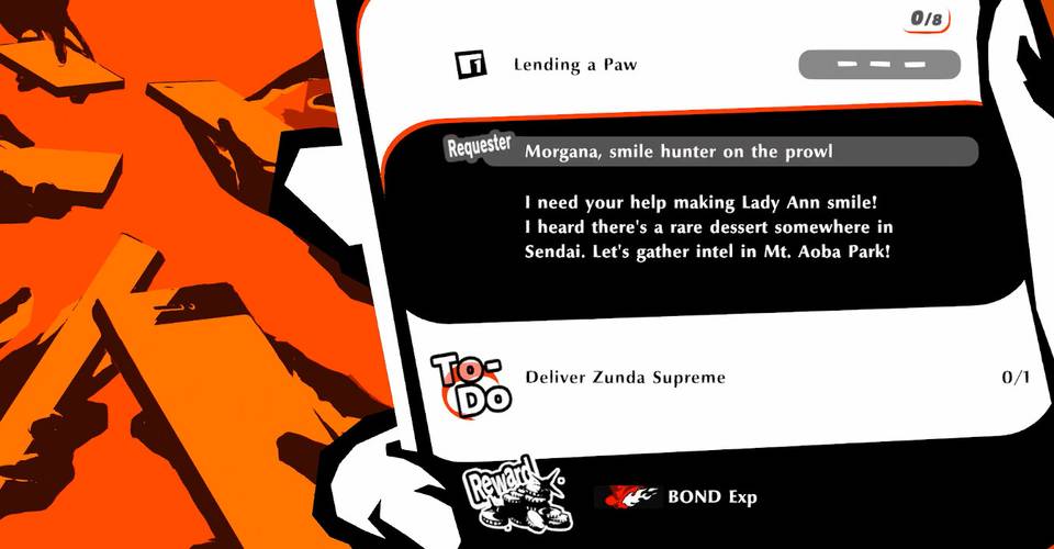 Persona 5 Strikers Lending A Paw Request Walkthrough Game Rant