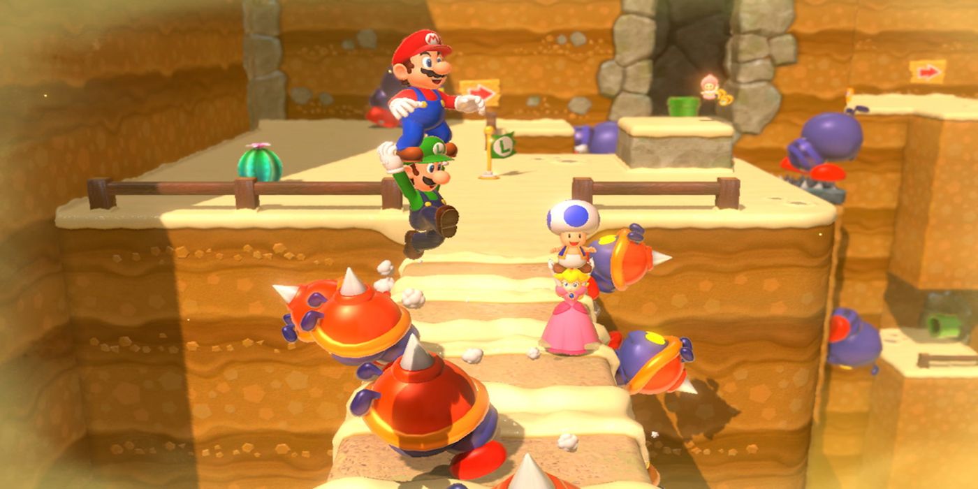Super Mario 3d World Every Character Ability Game Rant