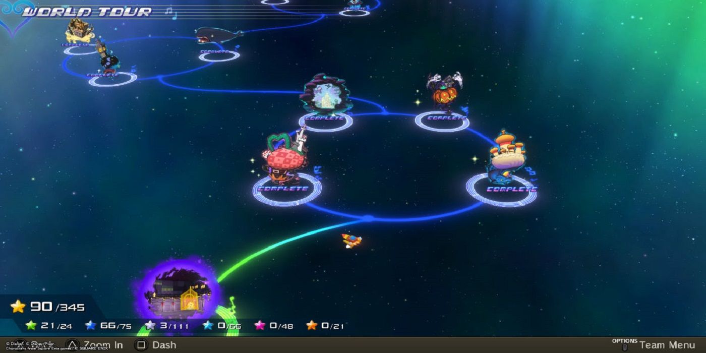 Kingdom Hearts 2 World Map United States Map