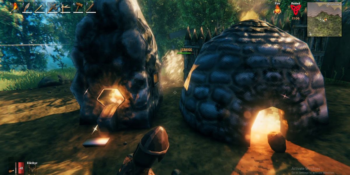 Valheim How To Craft A Smelter, Charcoal Kiln, And Blast Furnace