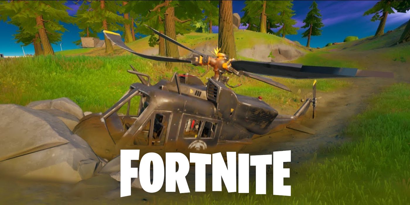 Fortnite How To Complete Investigate Downed Black Helicopter Quest