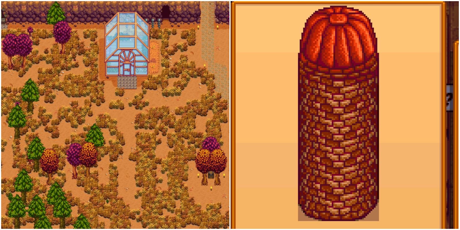 stardew valley retrieving hay from silo