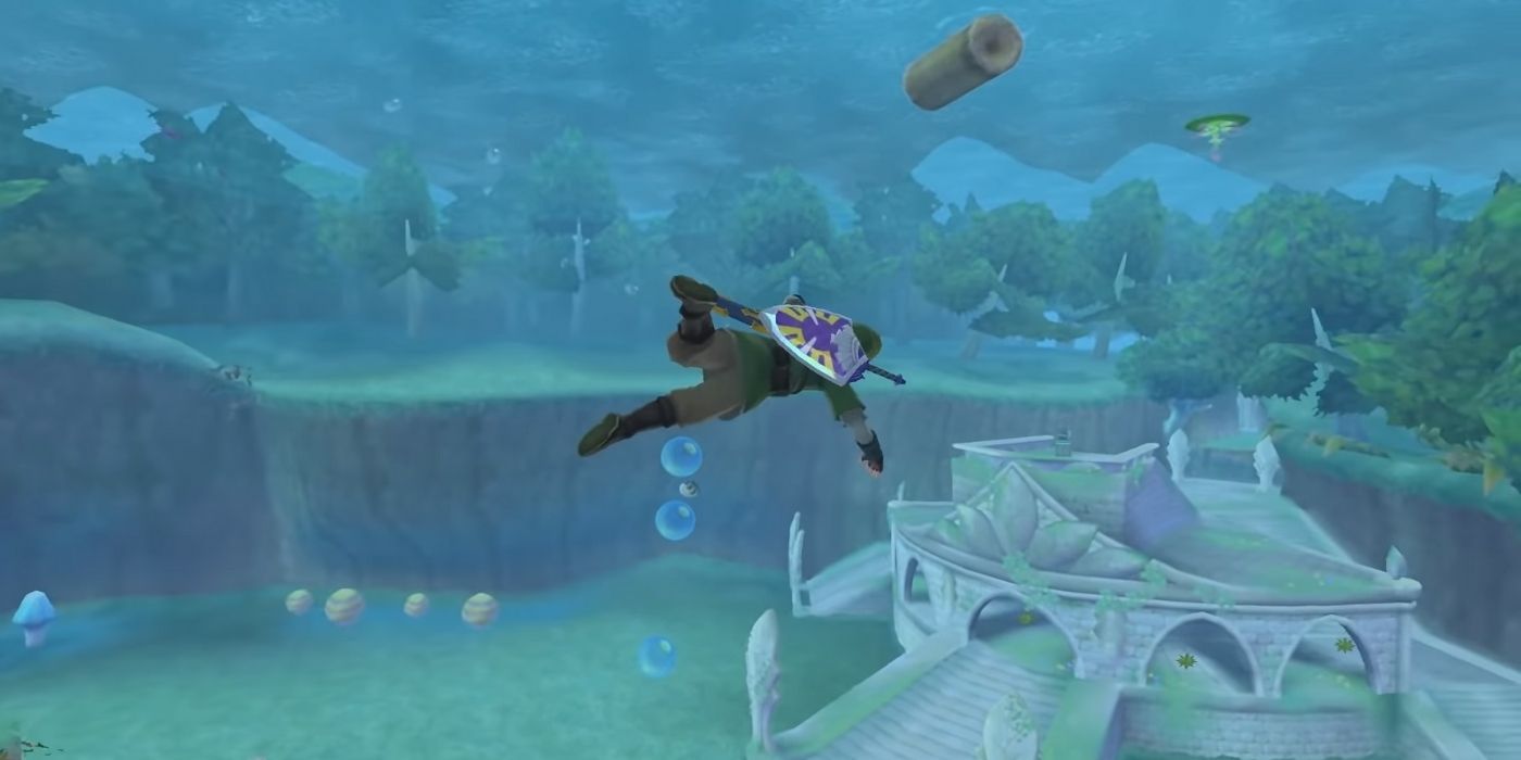 The Legend of Zelda Skyward Sword HD How to Dive Game Rant