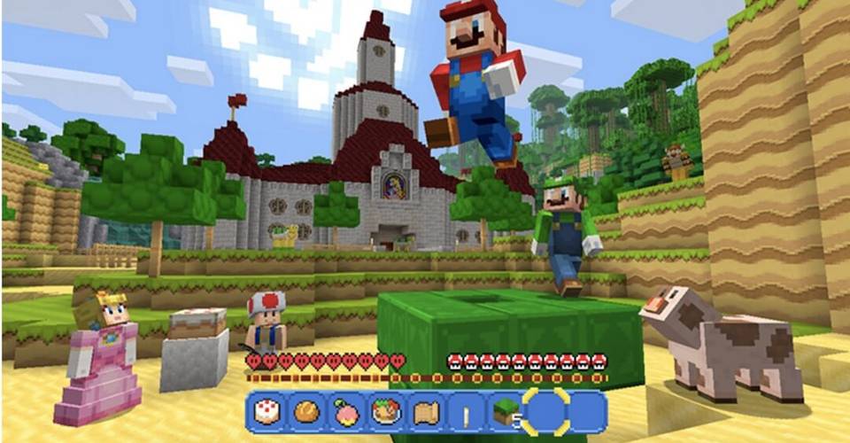 Super Mario Update Headed To Minecraft Wii U Game Rant Super Mario Update Headed To Minecraft Wii U Game Rant