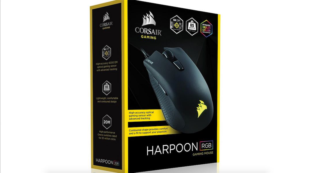 corsair harpoon mouse keeps blinking