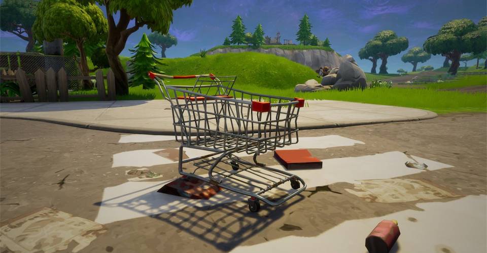 Leaked Footage Of People Riding In Shopping Cart Fortnite Fortnite Shopping Cart Bug Causes Every Player In Match To Drop Dead