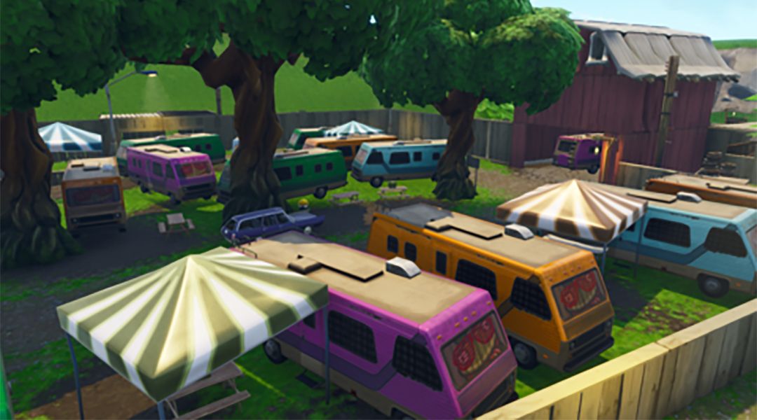 Location Of Rv Park Fortnite Fortnite Fortbyte 14 Location Where To Find Rv Park Game Rant