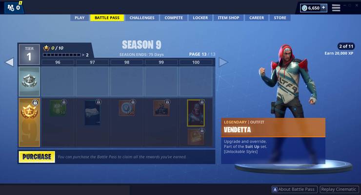 Fortnite Season 9 Battle Pass Here Are All The Skins And Styles Fortnite Season 9 Battle Pass Here Are All The Skins And Styles